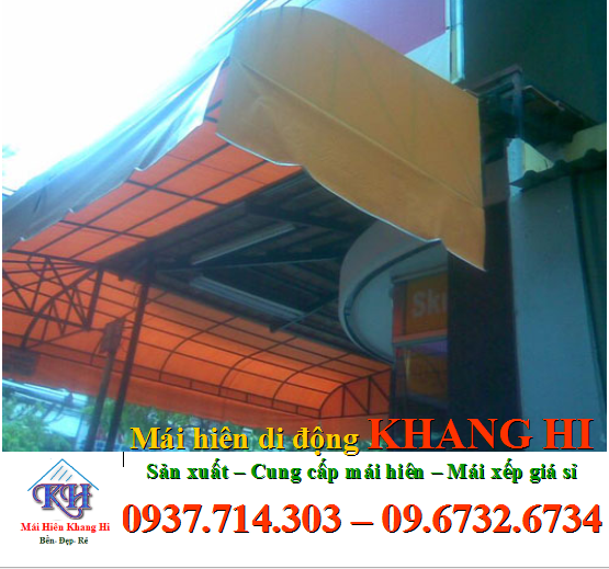 mai hien chu a dep cho nha hang