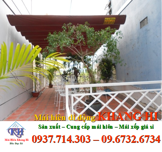 Mái xếp quán Cafe lượn sóng