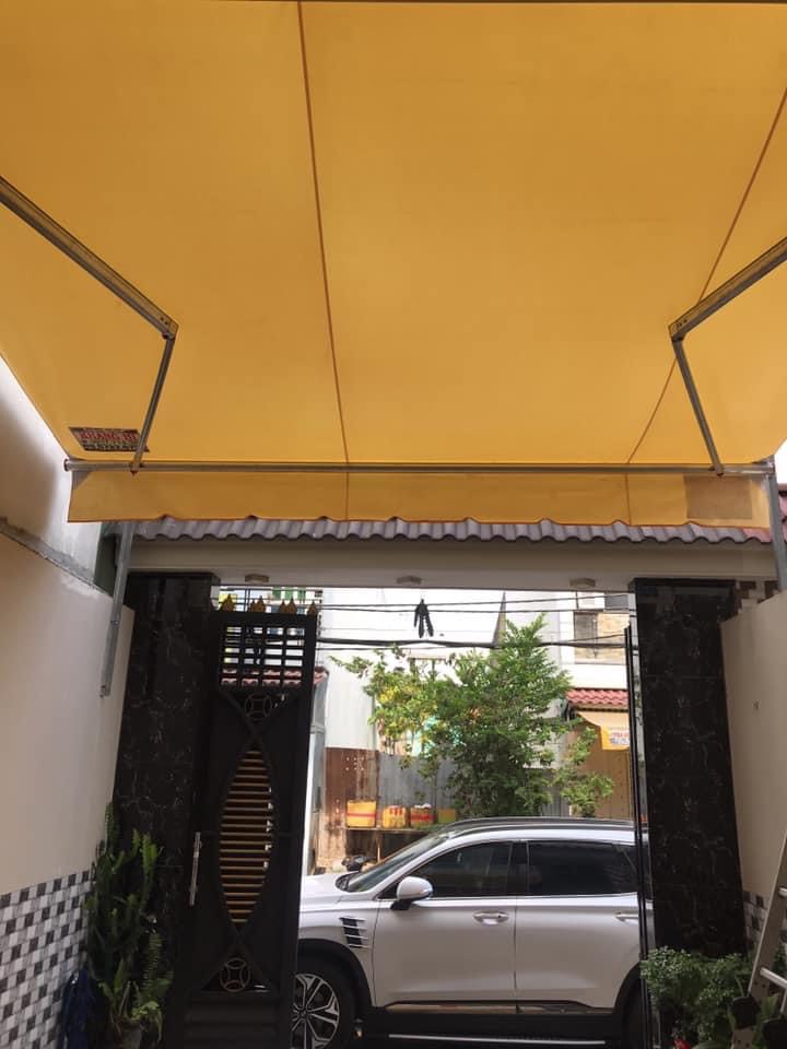 Làm mái bạt che di động ( mái hiên di động )giá rẻ tại Tp hcm