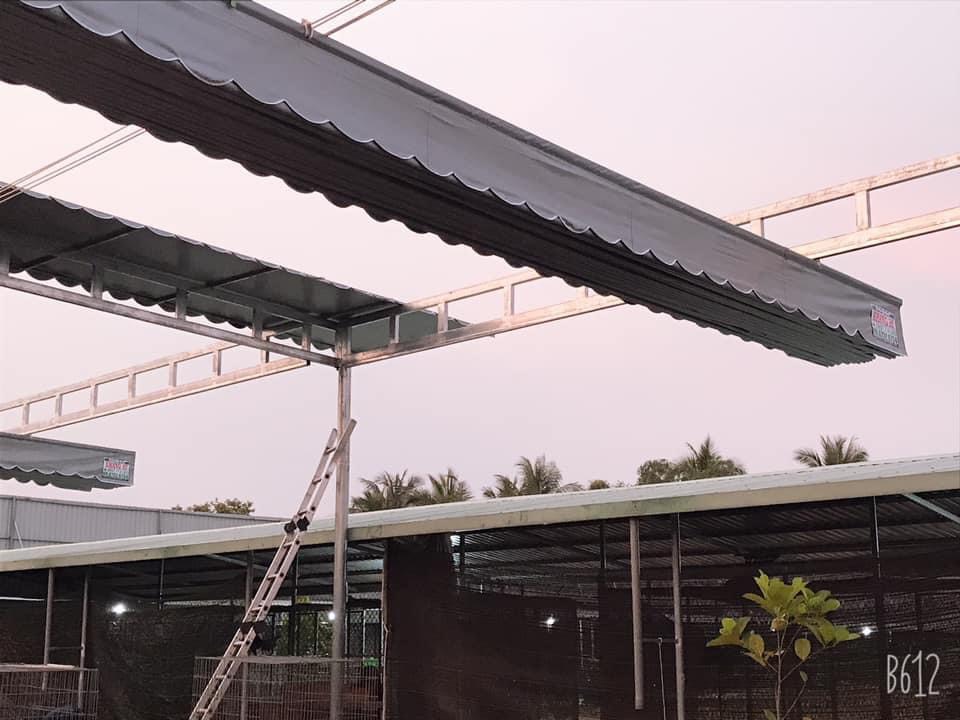 Thiết kế và lắp đặt mái xếp như ý tại quận 10